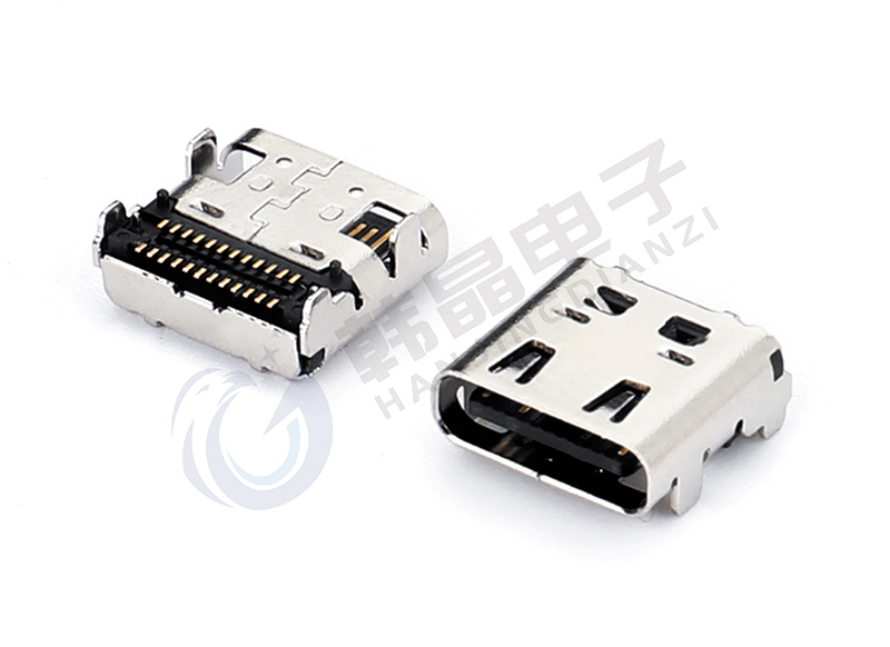 TYPE-C24P立式貼片生產過程及工藝流程
